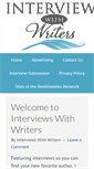Mobile Screenshot of interviewswithwriters.com