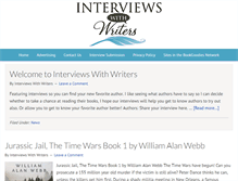 Tablet Screenshot of interviewswithwriters.com